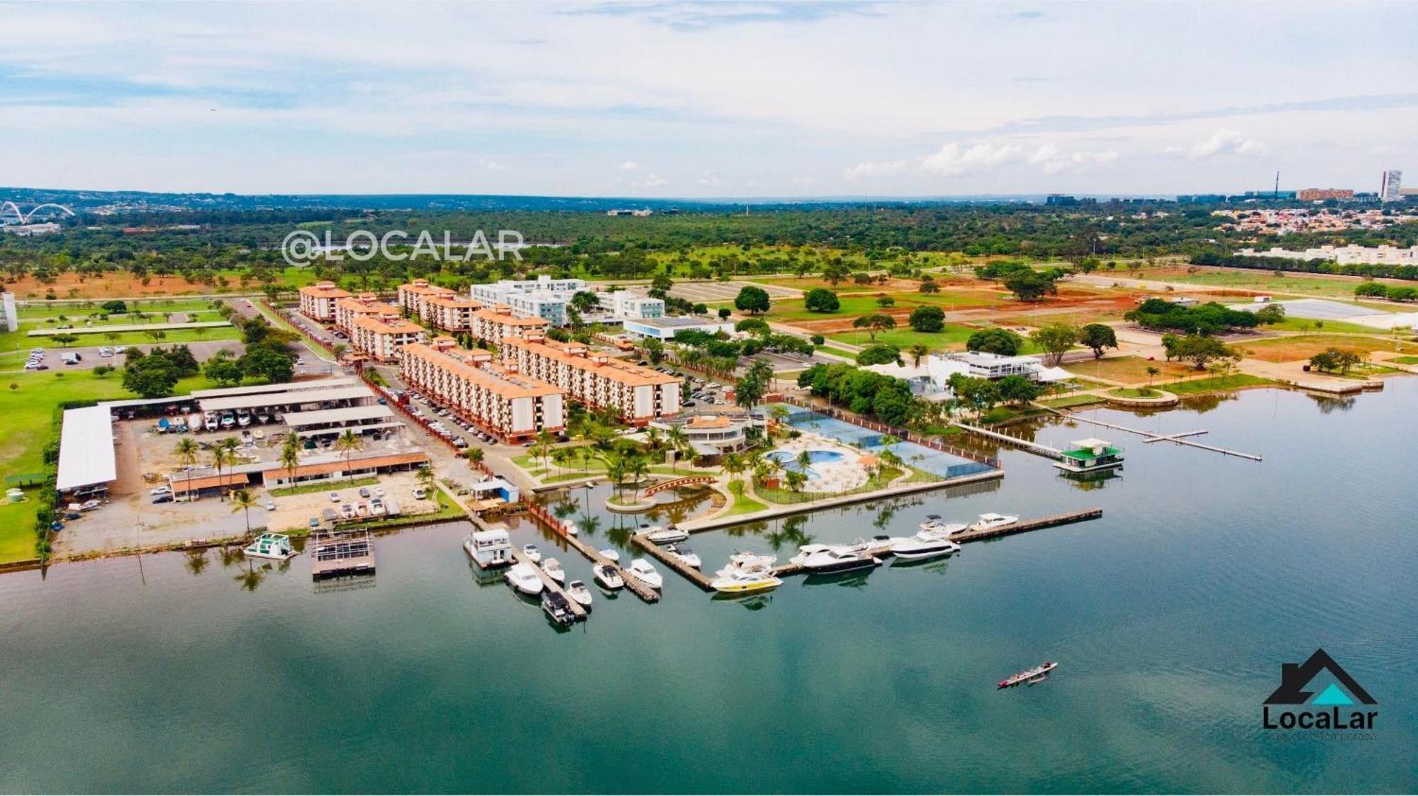 Flat Beira Lago No Centro De Bsb Бразилиа Экстерьер фото